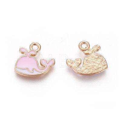 Alloy Enamel Charms PALLOY-F224-11G-1