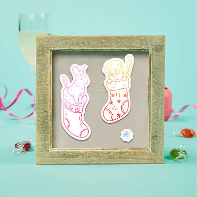 Globleland PVC Plastic Stamps DIY-GL0002-10-1