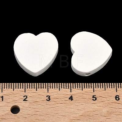 Spray Painted Wood Beads WOOD-L023-01B-1