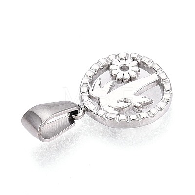 303 Stainless Steel Pendants STAS-Q110-12P-1