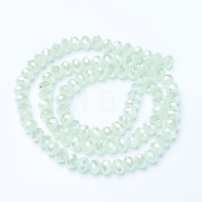 Electroplate Glass Beads Strands EGLA-A034-J10mm-B03-1