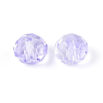 Baking Paint Transparent Glass Beads X1-GLAA-N011-10mm-05-1