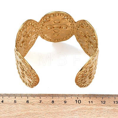304 Stainless Steel Cuff Bangles BJEW-P382-01A-G-1