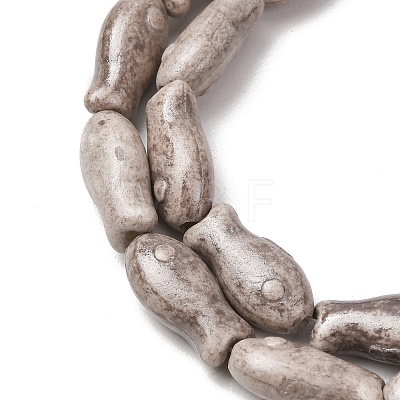 Vintage Handmade Porcelain Beads Strands PR-CBAA37B-01B-1