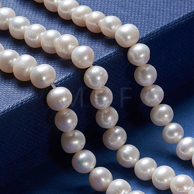 Natural Cultured Freshwater Pearl Beads Strands PEAR-I004-10-1