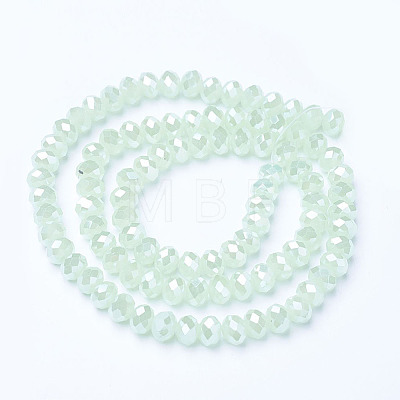 Electroplate Glass Beads Strands EGLA-A044-J2mm-B01-1