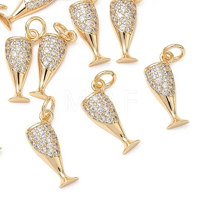 SHEGRACE Brass Clear Cubic Zirconia Pendants XGRQ3K203-525G-1