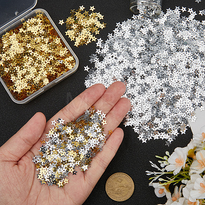 100G 2 Colors PET Paillette/Sequins Pendants KY-CY0001-02-1