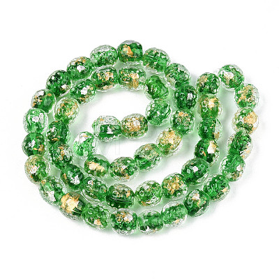 Handmade Lampwork Beads FOIL-T007-03D-1