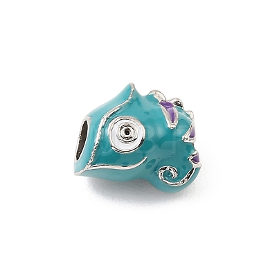 304 Stainless Steel Enamel European Beade STAS-Z199-08P-1