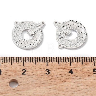 Rhodium Plated 925 Sterling Silver Charms STER-C003-21P-1