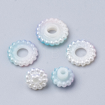 Imitation Pearl Acrylic Beads OACR-T004-10mm-07-1