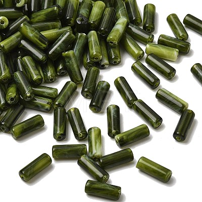 Opaque Acrylic Imitation Gemstone Beads OACR-G061-02F-1