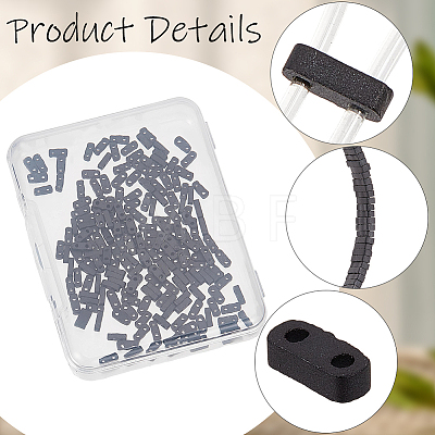 315Pcs 2-Hole Baking Paint Glass Seed Beads SEED-PA0001-39-1