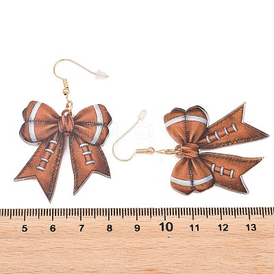 Teachers' Day Acrylic Dangle Earrings EJEW-I325-01G-04-1