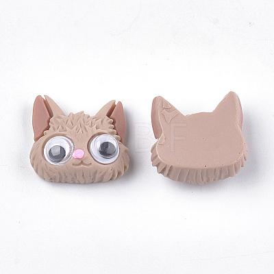 Resin Kitten Cabochons CRES-S363-27-1