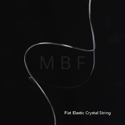 Round Japanese Elastic Crystal String X-EW-G008-01-0.8mm-1