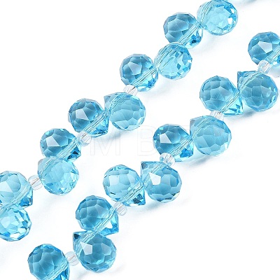 Transparent Glass Beads GLAA-Z017-01F-1
