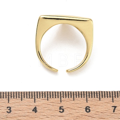 Brass Cuff Open Rings RJEW-C170-01G-1