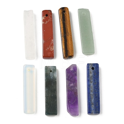 Natural & Synthetic Mixed Gemstone Pendants G-D350-03-1