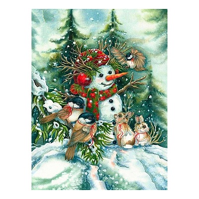 Christmas Snowman DIY Diamond Painting Kits PW-WGA4D7B-08-1