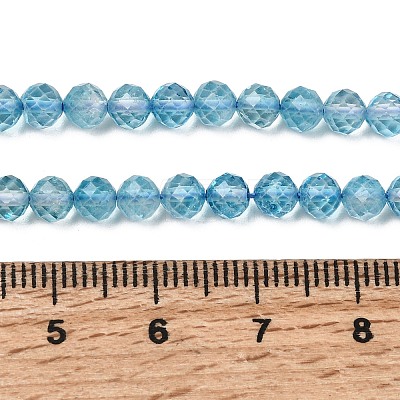 Natural & Dyed Blue Topaz Beads Strands G-B088-C05-04-1