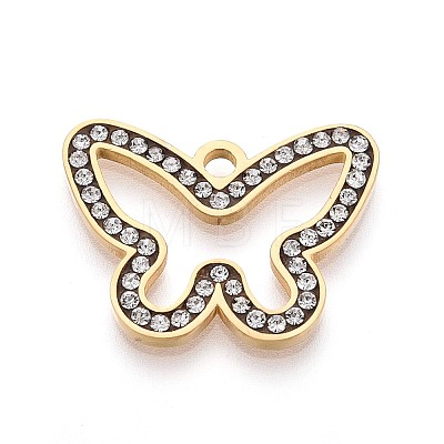 303 Stainless Steel Pendants STAS-Q110-33G-1