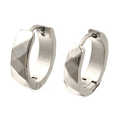 304 Stainless Steel Hoop Earrings for Women EJEW-C096-45P-1