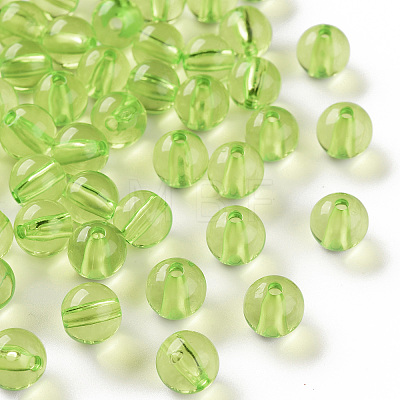 Transparent Acrylic Beads MACR-S370-A10mm-729-1