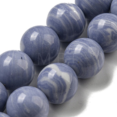 Synthetic Blue Lace Agate Beads Strands G-B071-F02-04-1