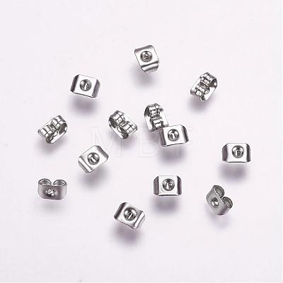 316 Surgical Stainless Steel Ear Nuts STAS-F117-01P-1