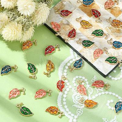 Alloy Enamel Pendants ENAM-CJ0001-40-1