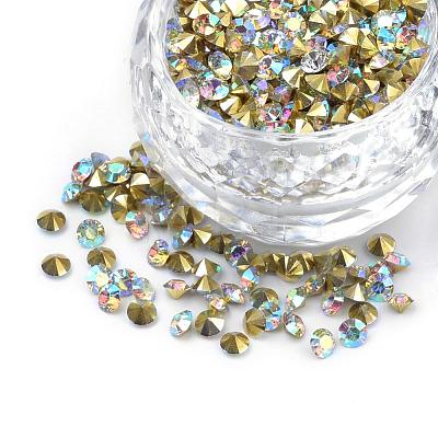 Grade AAA Pointed Back Resin Rhinestones CRES-R120-2.0mm-34-1
