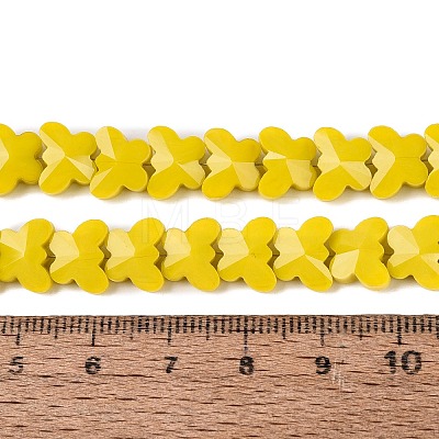 Opaque Glass Beads Strands GLAA-Q118-01B-C01-1