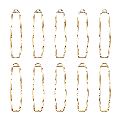 10Pcs Alloy Open Back Bezel Big Pendants PALLOY-TAG0001-01-1