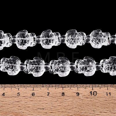 Transparent Glass Beads Strands DGLA-N021-02A-11-1