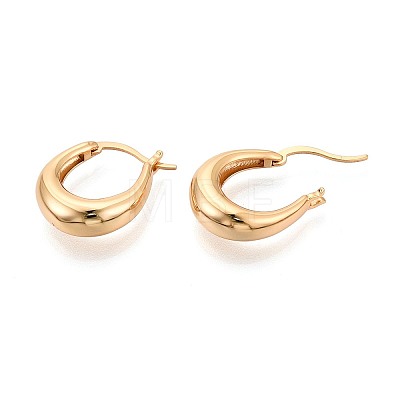 925 Sterling Silver Hoop Earrings STER-N016-130G-1