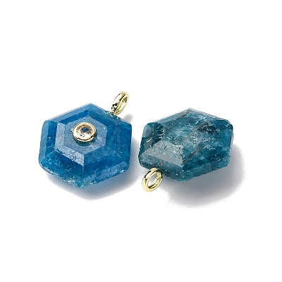 Natural Apatite Pendants G-P588-02G-09-1