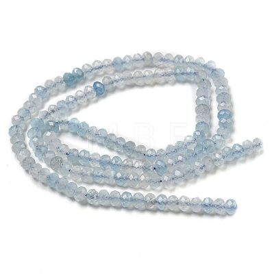 Natural Aquamarine Beads Strands G-A097-C01-01-1