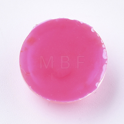 Glitter Translucent Resin Cabochons RESI-S364-43A-M-1
