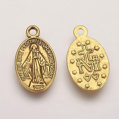 Tibetan Style Alloy Pendants X-TIBEP-3147-AG-FF-1