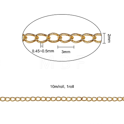 Brass Twisted Chains CHC-CJ0001-26-1