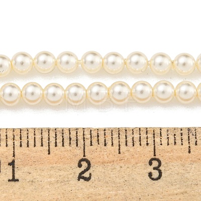 Glass Pearl Beads Strands HY-G002-01A-02-1
