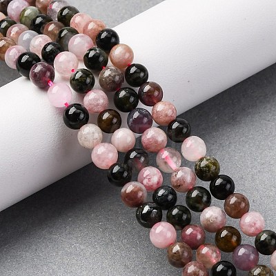 Natural Tourmaline Beads Strands G-L608-B01-01-1