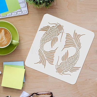 Plastic Reusable Drawing Painting Stencils Templates DIY-WH0172-348-1