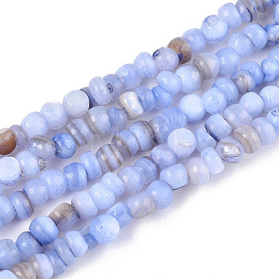 Natural Freshwater Shell Dyed Beads Strands SHEL-T020-29B-01-1