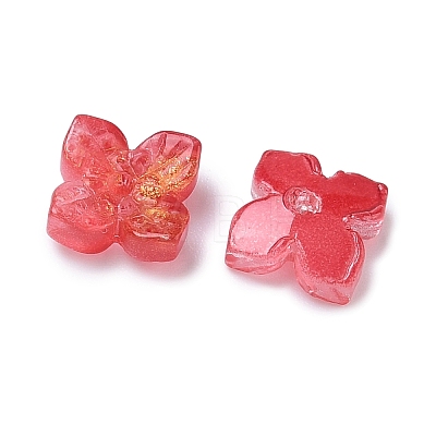 Dyed & Heated Glass Bead Caps GLAA-Z019-01G-1