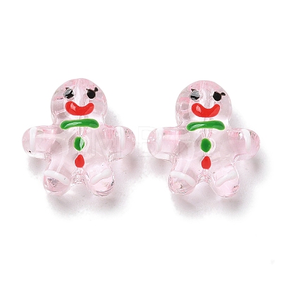 Christmas Handmade Lampwork Beads Strands LAMP-M021-02C-1