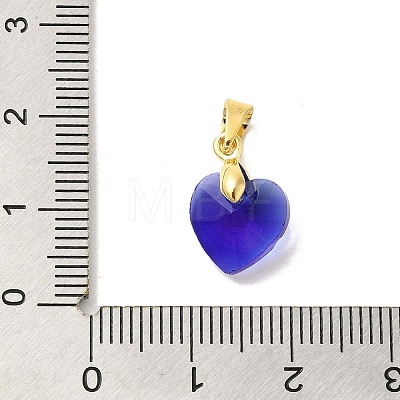 Brass Glass Pendants KK-Z073-14G-02-1