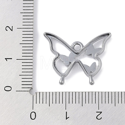 Rack Plating Alloy Enamel Pendants PALLOY-F018-15B-02-1